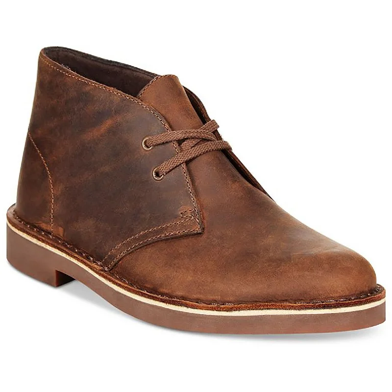 Clarks Womens Acre Bridge Suede Lace-Up Chukka Boots