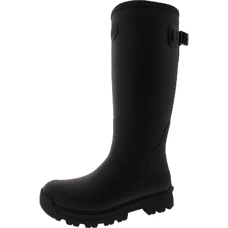 Fitflop Womens WONDERWELLY ATB Adjustable Buckle Lugged Sole Rain Boots