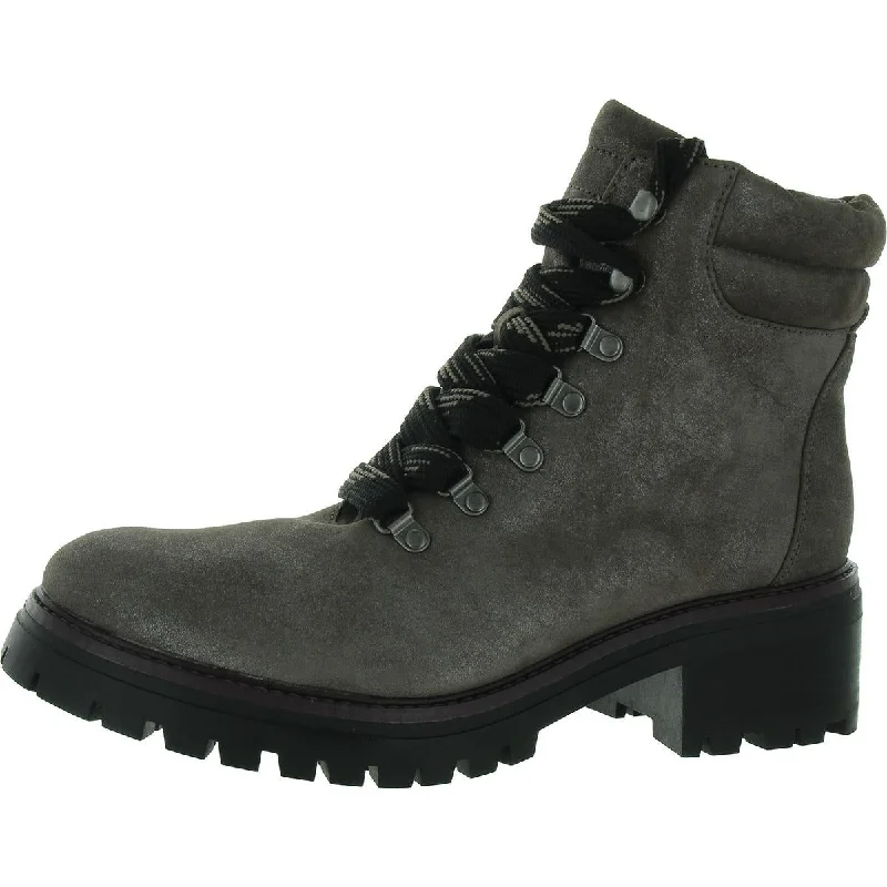 Gentle Souls by Kenneth Cole Womens Leather Lace-Up Combat & Lace-Up Boots