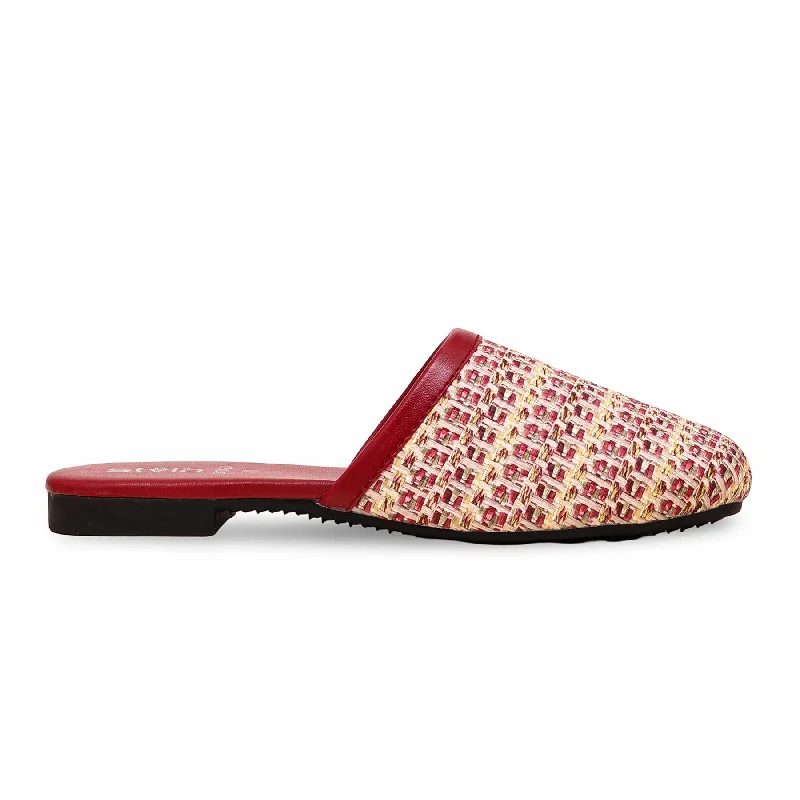 Maroon Casual Mule CL1823