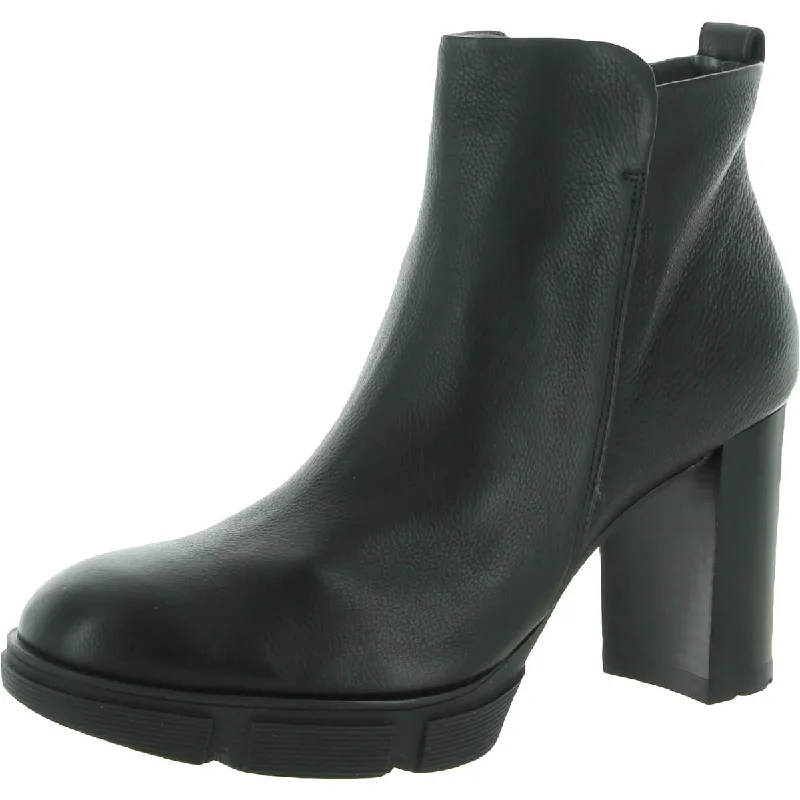 Paul Green Womens Jolie Leather Round Toe Ankle Boots