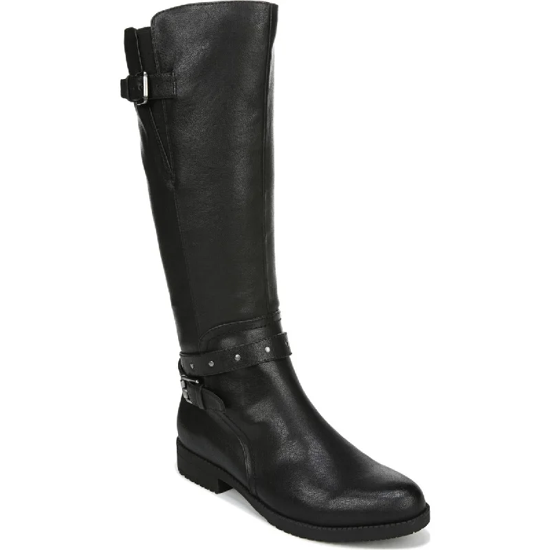 SOUL Naturalizer Womens Vikki Studded Strappy Riding Boots