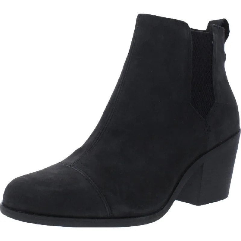 Toms Womens Everly Nubuck Pull On Ankle Boots