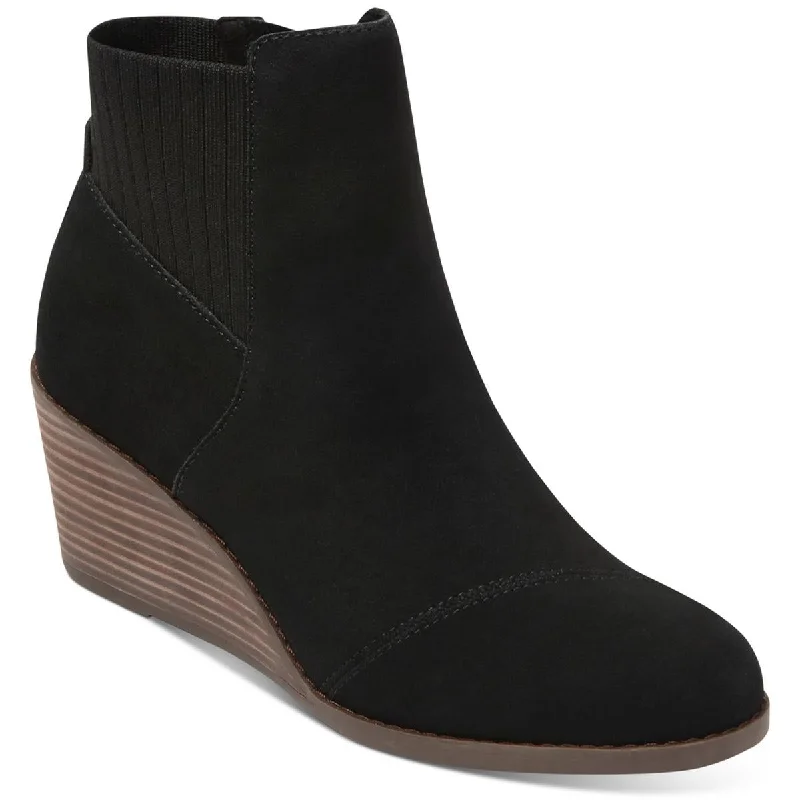 Toms Womens Sadie Suede Stretch Ankle Boots