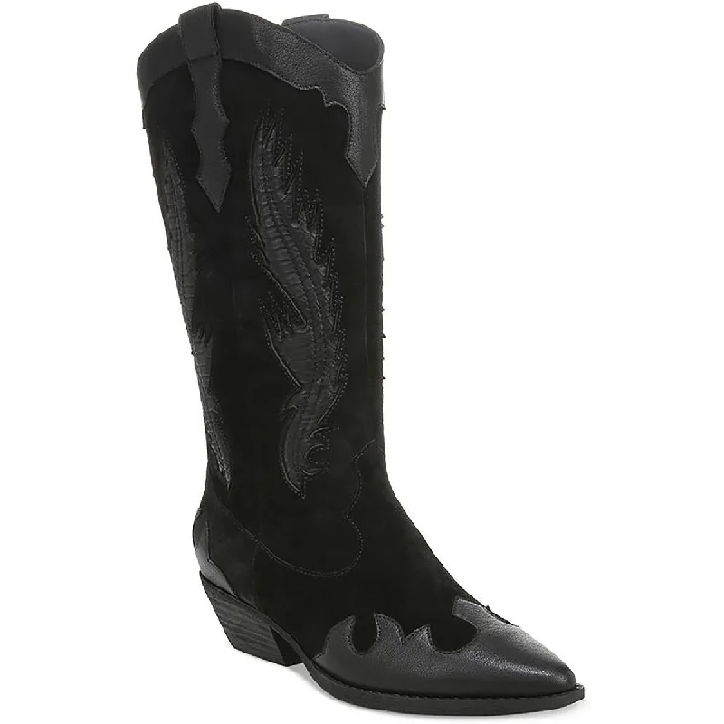 Zodiac Womens Marlena  Leather Tall Cowboy, Western Boots