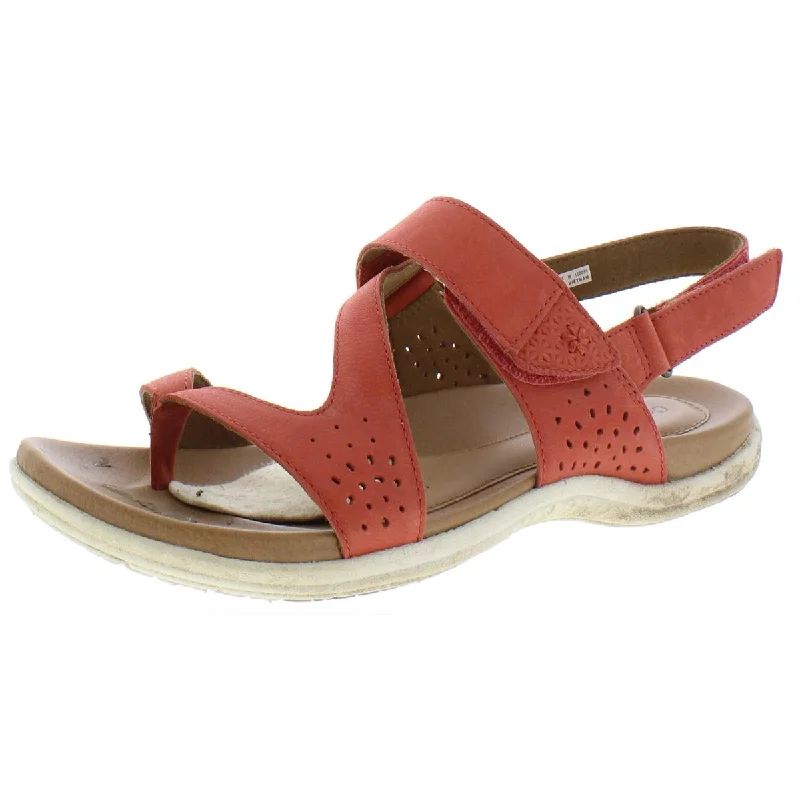 Cobb Hill Womens Rubey Leather Strappy Thong Sandals