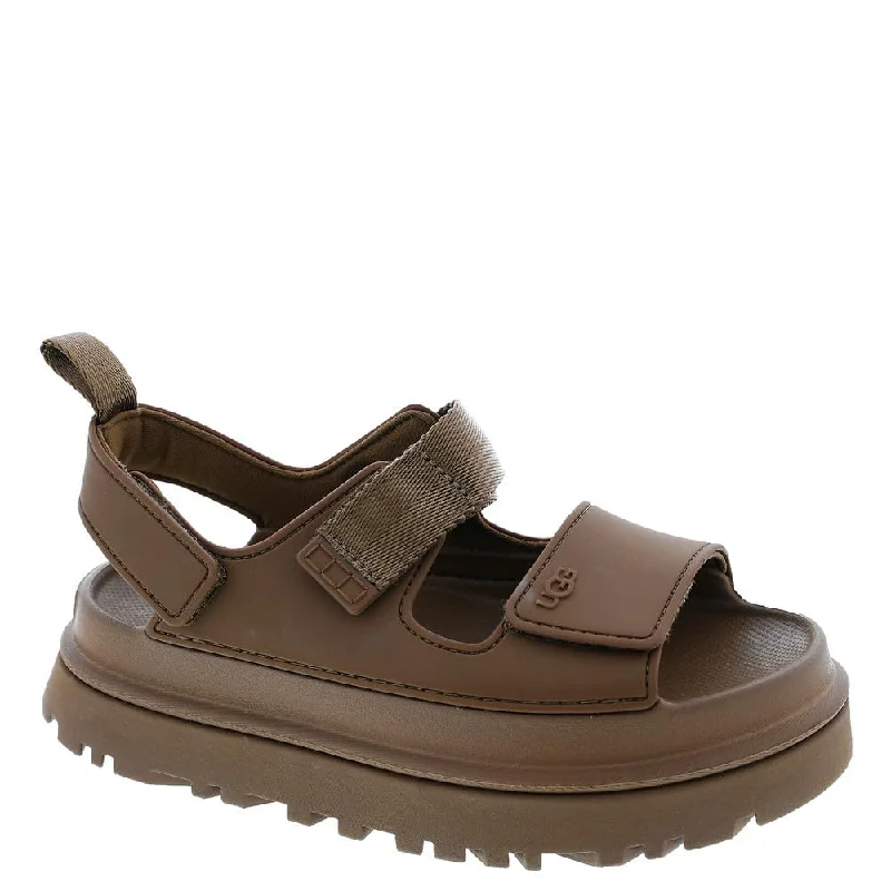 Women's Shoes UGG GOLDENGLOW Platform Sandals 1152685 BROWN