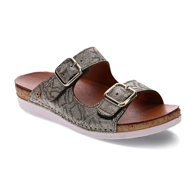 Brighton 2 Strap Slide Sandal - Final SALE