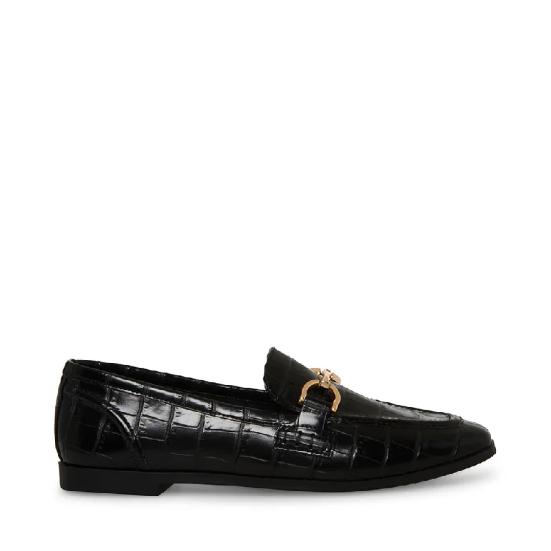 Carrine Flat Shoe BLACK CROCO