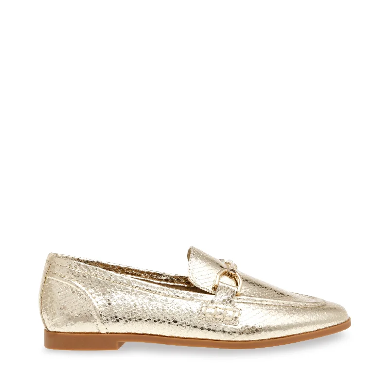 Carrine Flat Shoe GOLD SNAKE