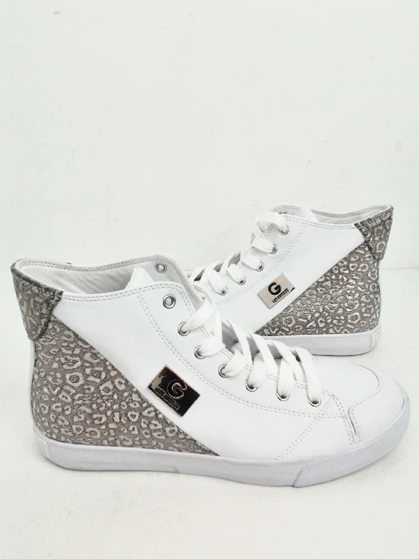 GBG Guess Women's White High-top Sneakers Size 8.5 M