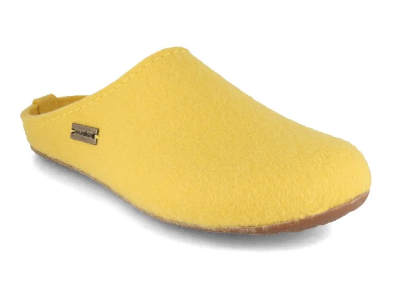 HAFLINGER Women Felt Slippers 'Everest Fundus', yellow