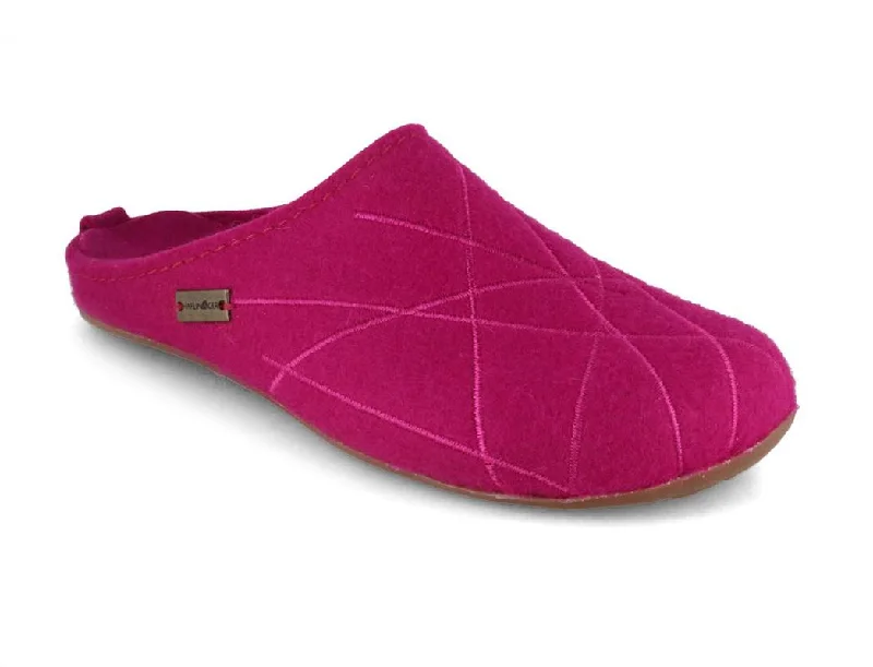 HAFLINGER Women Felt Slippers 'Everest Raya', cardinal