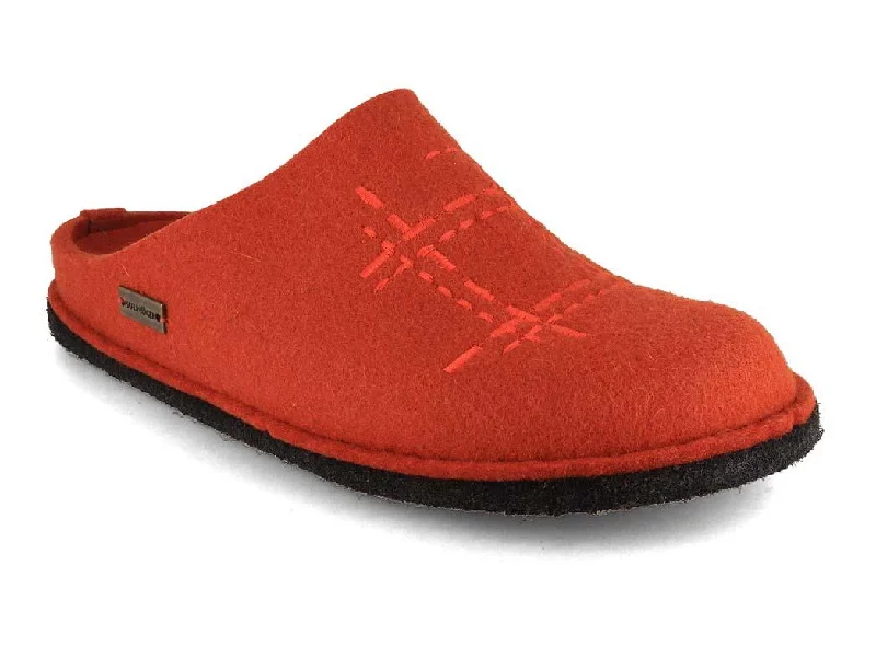 HAFLINGER Women Felt Slippers 'Flair Crossroad', fox