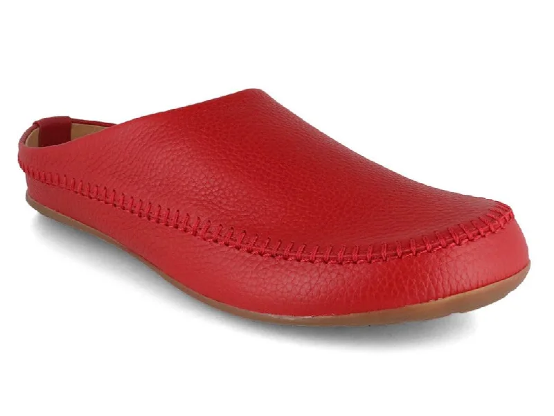 HAFLINGER Women leather Slippers 'Everest Softi', paprika