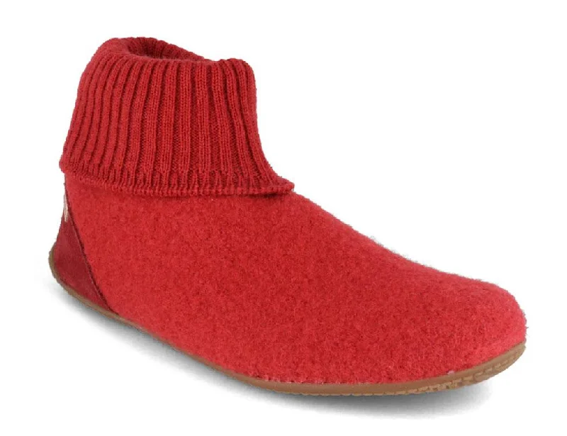 Living Kitzbühel Women Boiled Wool Slipper Boots 'Uni', astro dust