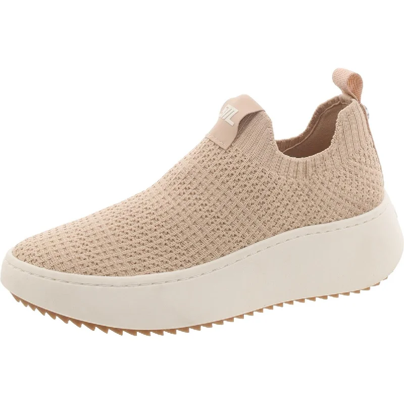 Steve Madden Womens Donda Knit Laceless Slip-On Sneakers